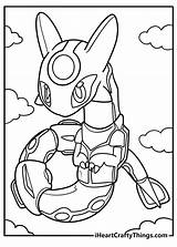 25 Free Rayquaza Coloring Pages For Kids sketch template