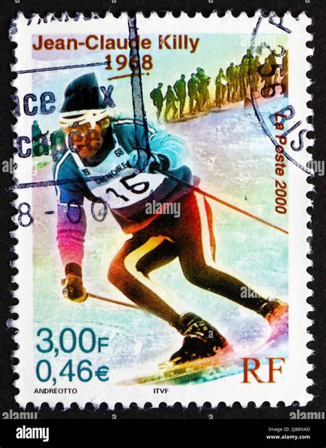 FRANCE - CIRCA 2000: a stamp printed in the France shows Jean-Claude ...