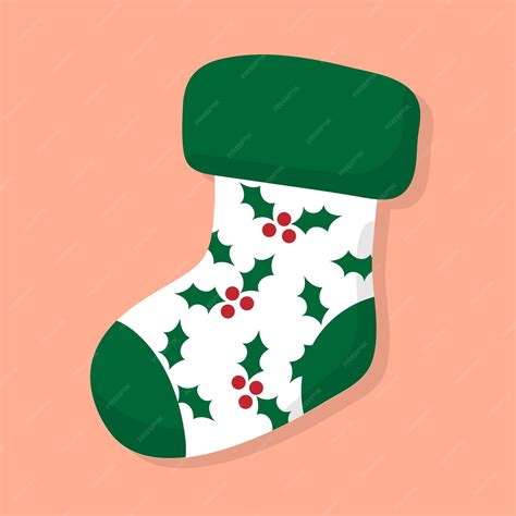 Premium Vector | Christmas stockings socks stickers clipart for ...