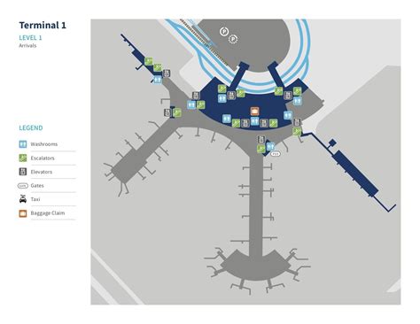 Toronto Pearson AirPort Map - Guide maps online | Airport map, Toronto ...