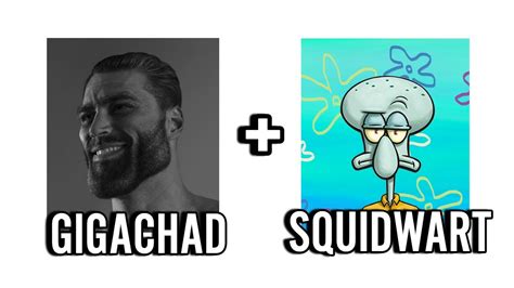 GIGACHAD + SQUIDWARD [BY MIDJOURNEY] | CARTOONS #1 - YouTube