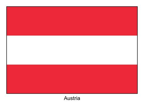 Austria Flag Template Download Printable PDF | Templateroller