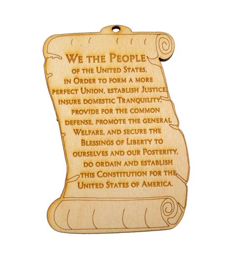 US Constitution Preamble • Palmetto Engraving