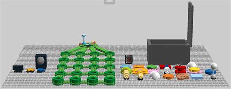 First draft for a LEGO Ideas project based around BFDI. It's meant to be a board game where the ...