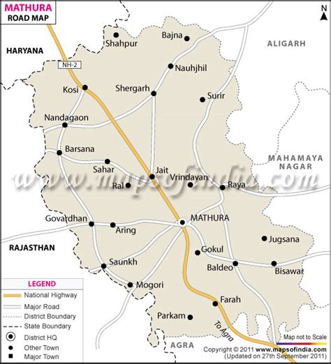 Mathura Road Map