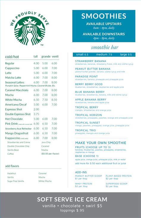 We Proudly Serve Starbucks | Portofino Island Things to Do