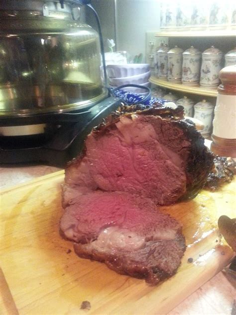 Sharon A. used her NuWave Oven to make this beautiful prime rib for Christmas dinner. After ...