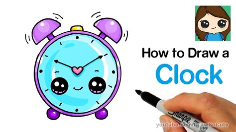 Creative Clock Drawing For Kids - He always makes funny and extremely ...