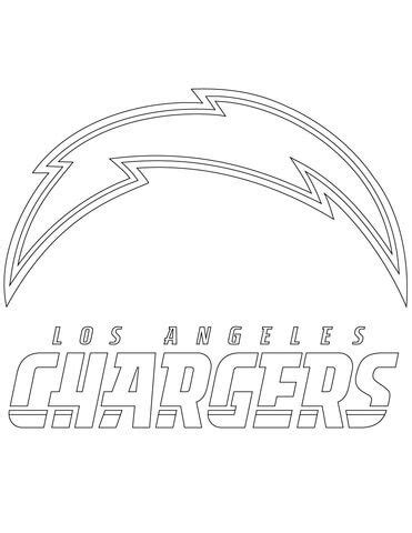 Nfl Printable Coloring Pages Chargers