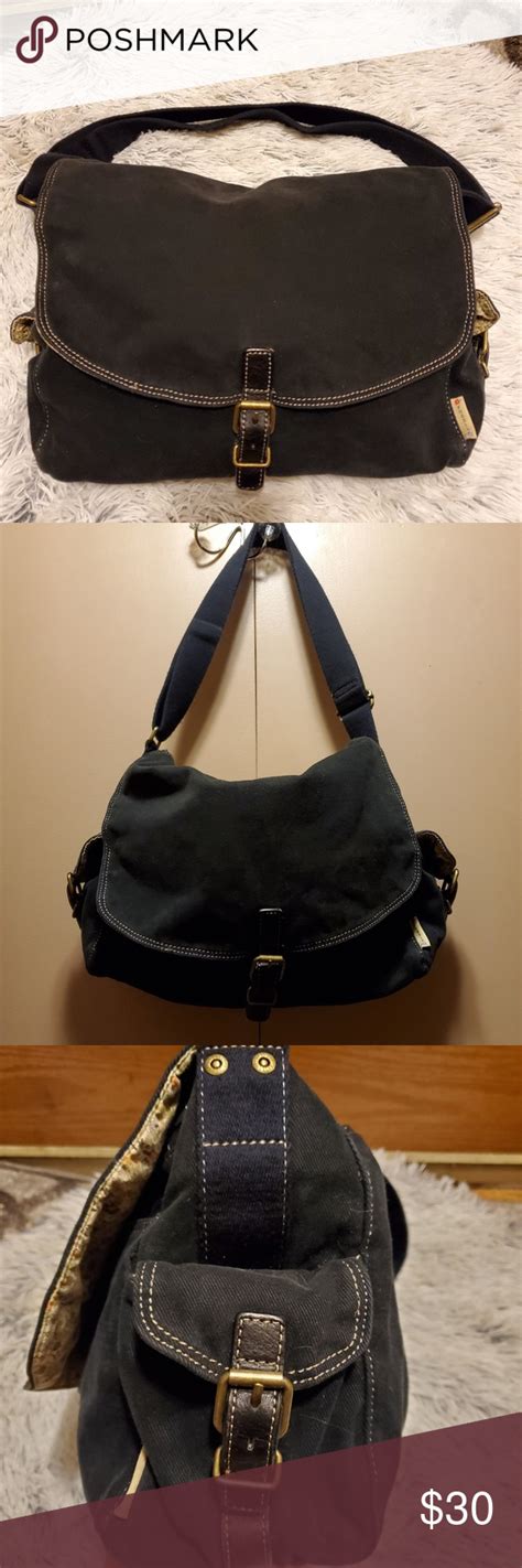 Fossil Black Canvas Crossbody Bag | Canvas crossbody bag, Bags, Black ...