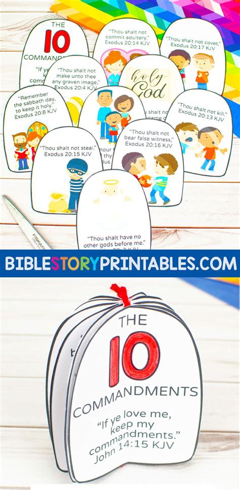 Free Printable 10 Commandments Craft