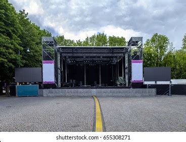 Outdoor Concert Stage Background