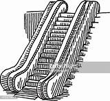 Escalator Coloring Pages sketch template