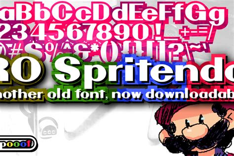 RO Spritendo (Nintendo Logo) Font | ripoof | FontSpace