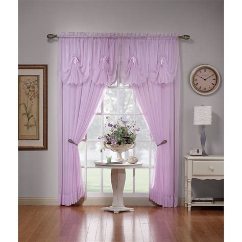 Today's Curtain Emelia Lilac Sheer Voile Curtains – Good's Store Online