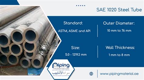 SAE 1020 steel tube, AISI 1020 pipe, carbon steel 1020 seamless tube