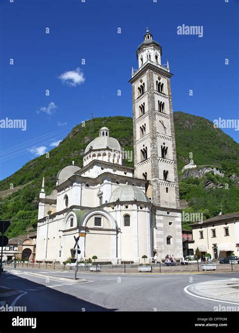 Exterior of the Basilica of the Madonna Di Tirano or Church of the Stock Photo: 48487340 - Alamy