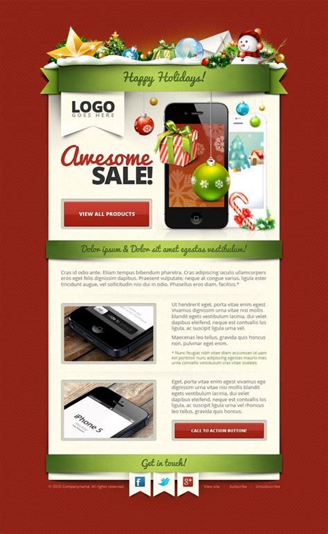 22 Inspirational Christmas HTML Email Templates