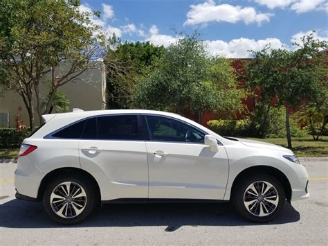 2017 Acura Rdx Advance 55494 Miles White 4d Suv Fwd Auto - Used Acura ...