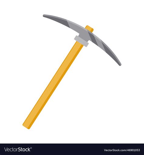 Mining pickaxe Royalty Free Vector Image - VectorStock