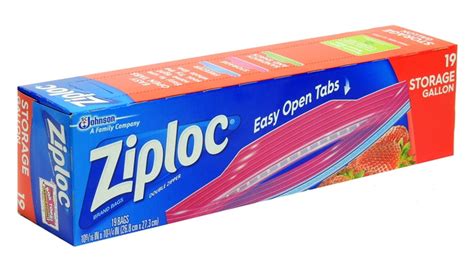 Ziploc, Storage Bags - Gallon Size, Count 1 - Zip Lock/Sandwich/Lunch Bags / Grab Varieties ...