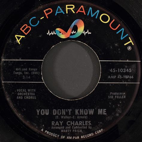 Ray Charles - You Don't Know Me / Careless Love (1962, Vinyl) | Discogs