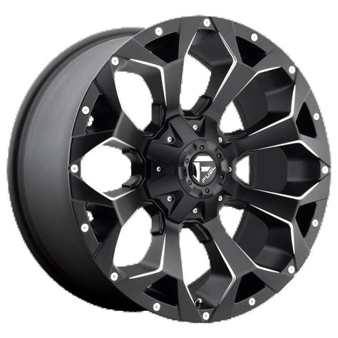 D54620909857: 20x9 6x135 20 Offset Fuel Rims D546 ASSAULT MATTE BLACK MILLED