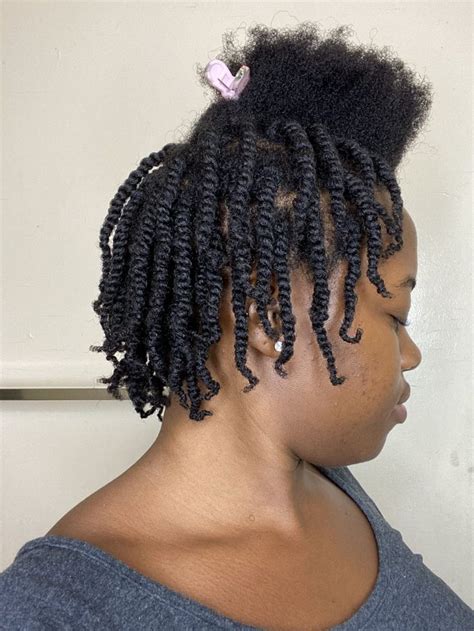 natural short hair twist styles - DeonneBurhan