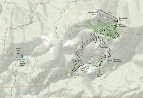 Mariposa Grove Map