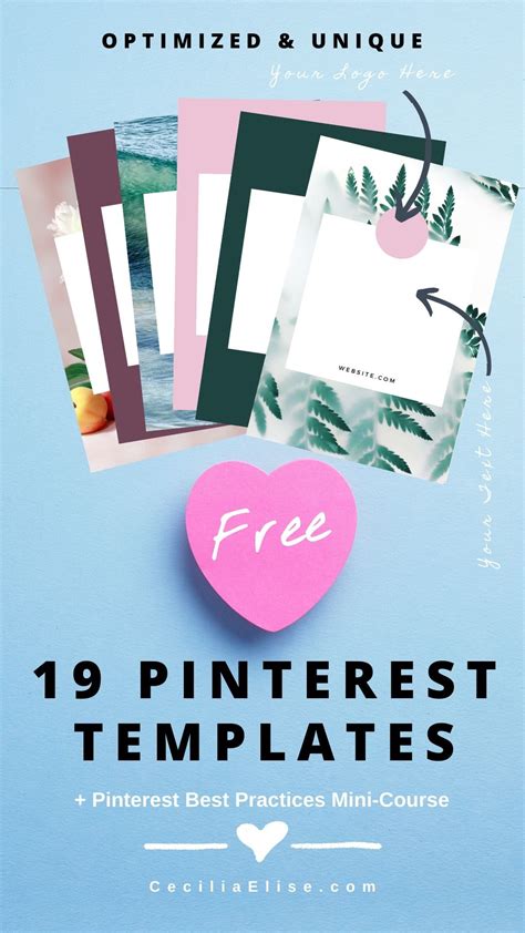 Free Pinterest Templates for Canva | CeciliaElise.com