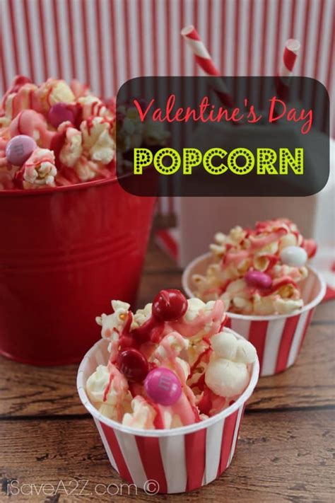 Easy Valentine's Day Popcorn Recipe - iSaveA2Z.com