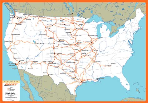 Map Of Bnsf Rail Lines - 2024 Schedule 1