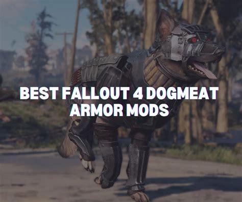 16 Best Fallout 4 Dogmeat Armor Mods (Download) 2024