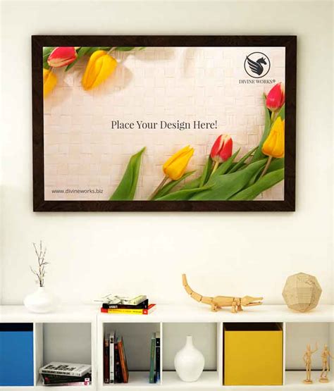 Free Landscape Frame Mockup