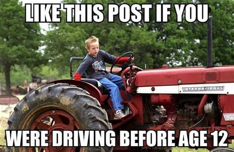 Tractor life | Country jokes, Farm jokes, Farm humor