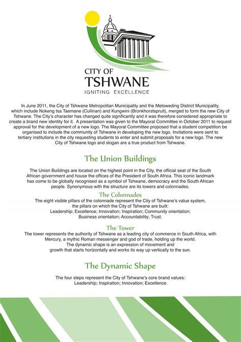 Logo_Flyer - City of Tshwane Metropolitan Municipality