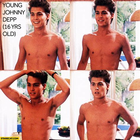 Young Johnny Depp 16 years old | StareCat.com