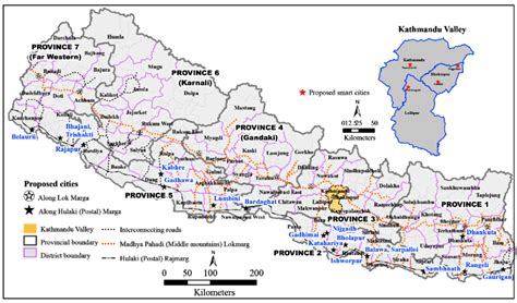 Map Of Nepal Showing Kathmandu - Callie Veronike