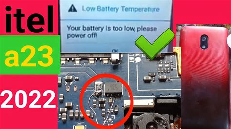 Itel A23 Battery Temperature Too Low | The Phone Will Soon Power Off - YouTube