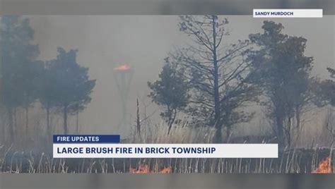 Multiple fires break out across New Jersey within 24 hours, including 2 wildfires