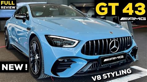 2023 MERCEDES AMG GT 43 4 Door Coupe 63 V8 Styling FULL In-Depth Review SOUND Exterior Interior ...