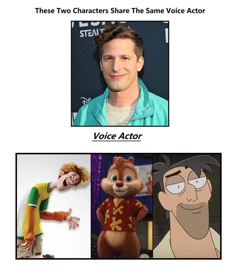 Same Voice Actor Meme -- Andy Samberg by AwesomeOKingGuy on DeviantArt