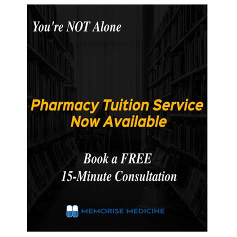 Pharmacy Tuition: Book a Free 15-min Consultation