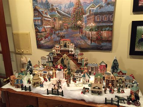 Christmas Village 2015 created with Hallmark Nostalgic Houses series Rustic Christmas, Winter ...