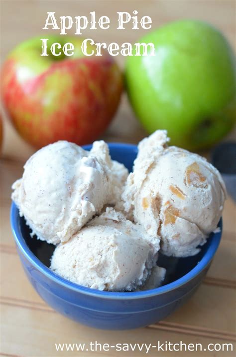 The Savvy Kitchen: Apple Pie Ice Cream