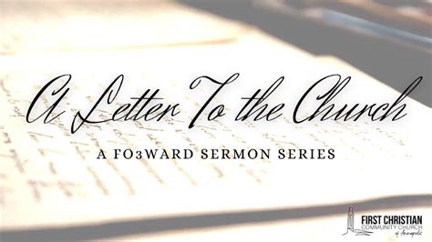 The Letters to the Seven Churches | First Christian Community Church of ...