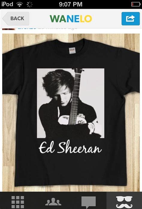 Ed Sheeran shirt | Mens tops, Mens tshirts, Ed sheeran