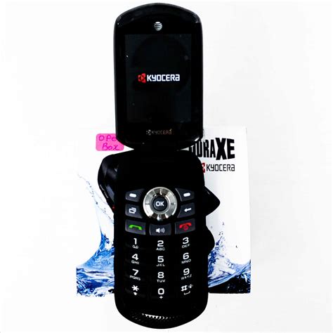 OB Kyocera DuraXe E4710 GSM Unlocked 4G LTE Rugged Flip Phone - Black ...