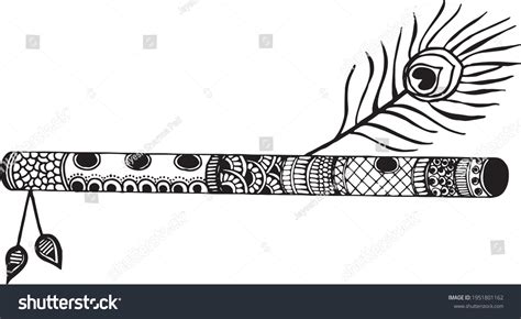 Artistic Line Drawing Indian Classical Music Stock Vector (Royalty Free ...