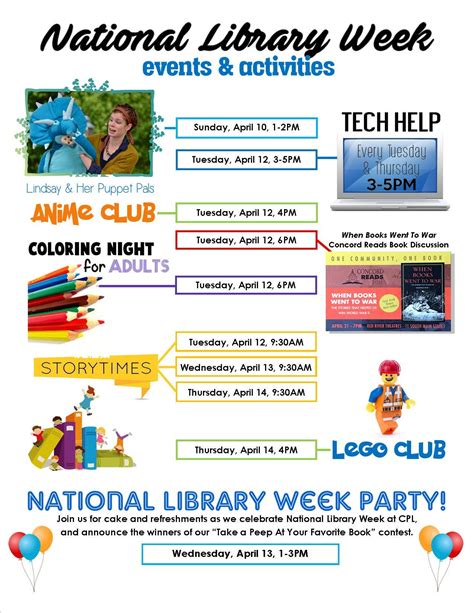 National Library Week Events and Activities | Concord, NH Patch